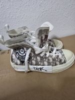 Baskets Dior montantes en toile, taille 39