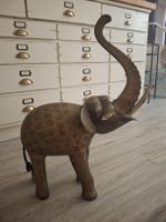 Dekofigur Elefant Messing 
