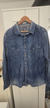 Chemise en jean Wrangler Spirit of America XXL – Slim fit