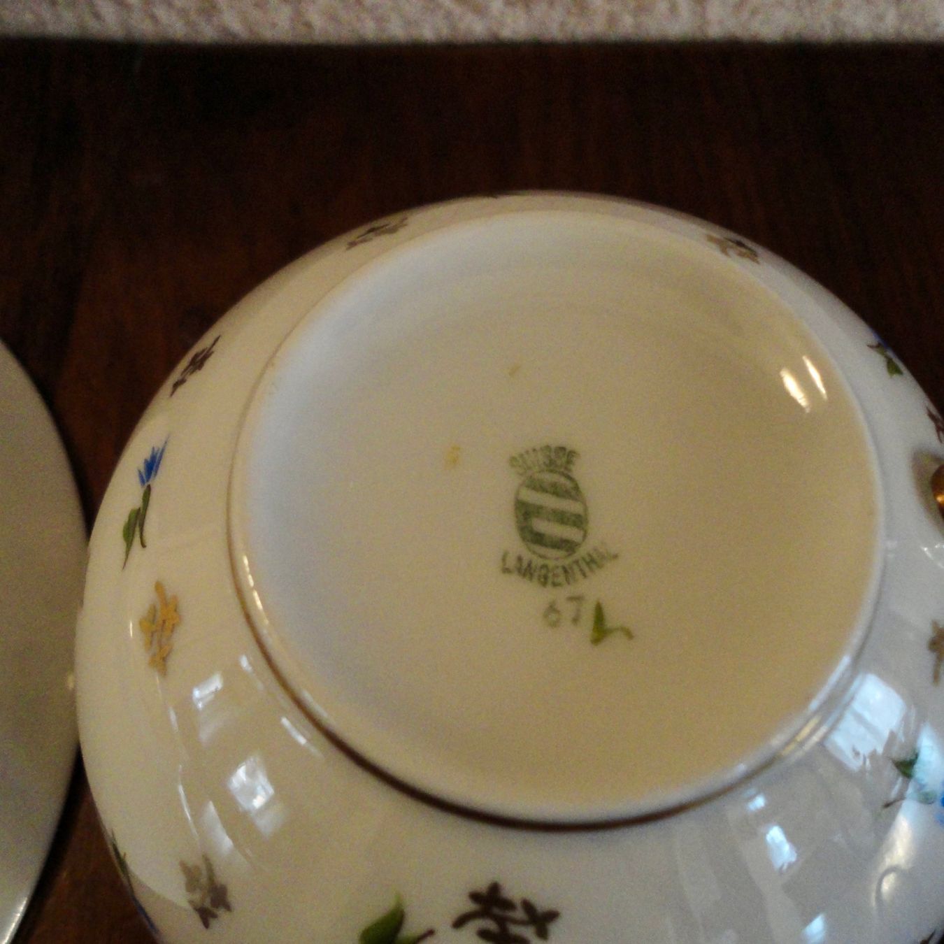 Tazze: Langenthal Teetasse mit Unterteller (Kornblumen) – Usato da WÄDENSWIL venduto da katti01 7