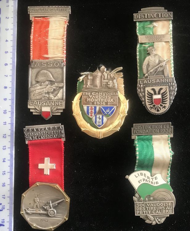 Ensemble De Collection D'insignes De Club De Tir | Vecteur Premium