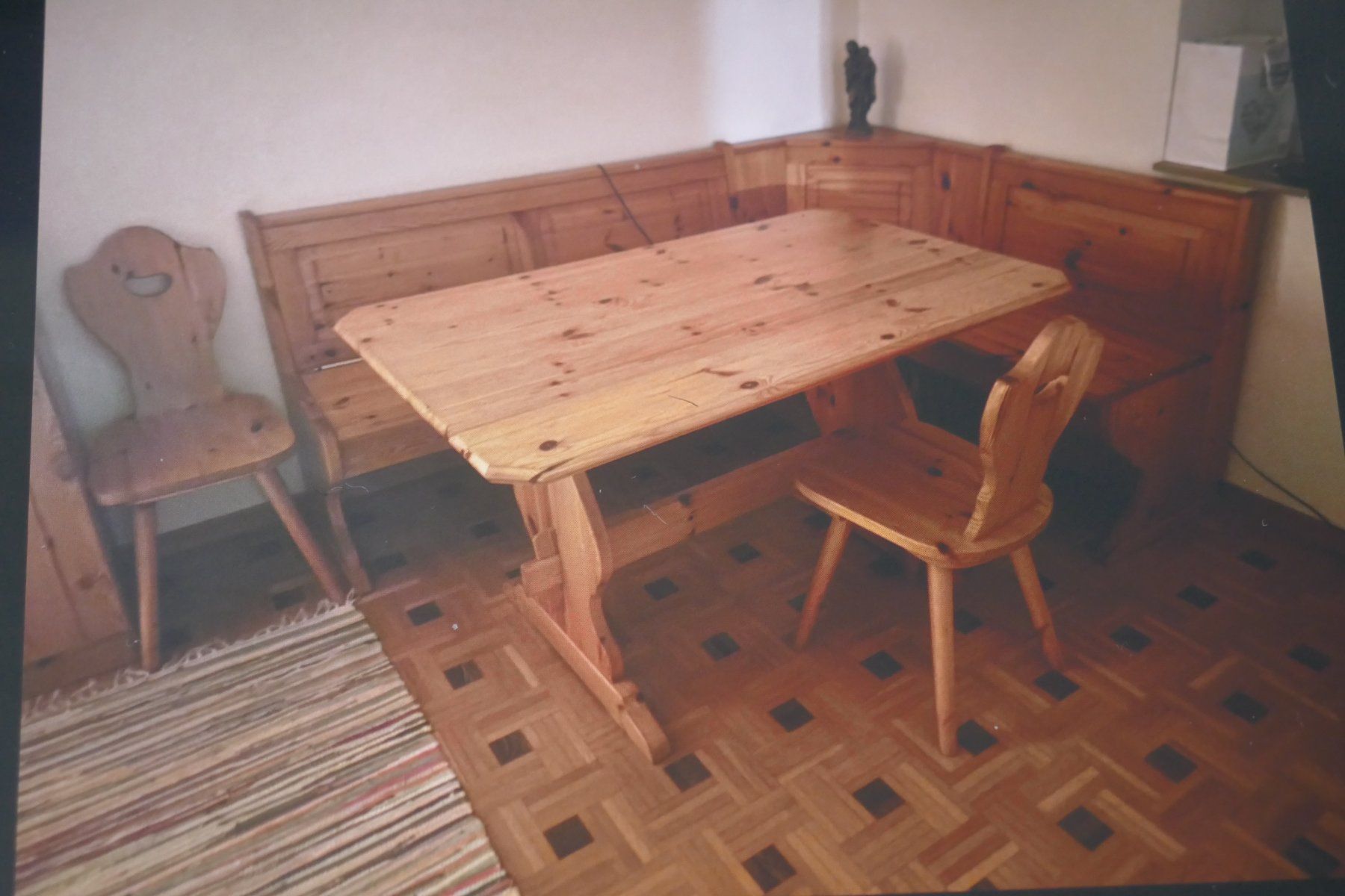 Set di tavolo e panche: Eckbank mit Tisch & 2 Stühle – Usato da Winterthur venduto da KarlR01