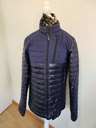 Superdry Studios Steppjacke Grösse M Dunkelblau Daunenjacke