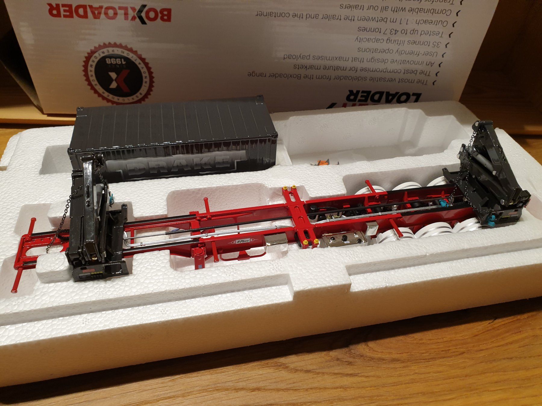Kit di modellismo & Modellini statici: Boxloader RED neu OVP 1:50 – Nuovo e nell'imballaggio originale da Baar venduto da Liebherrbagger 2