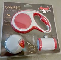 Flexi Vario 2 Hundeleine, M, 5m, mit LED Licht & Multibox