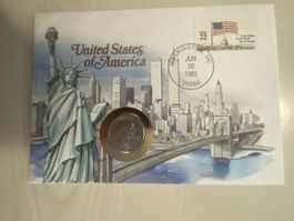 Münzbrief USA 1 Dollar 1979