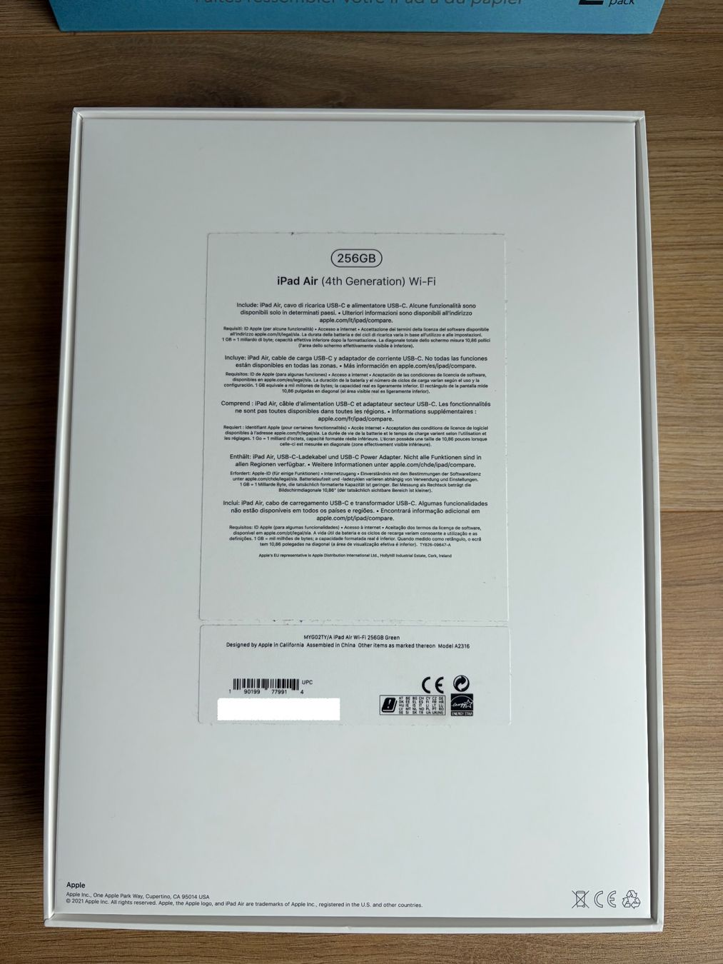 Apple Tablet PC: iPad Air 4th genération 256G green – Usato da Marin-Epagnier venduto da Nunop 8