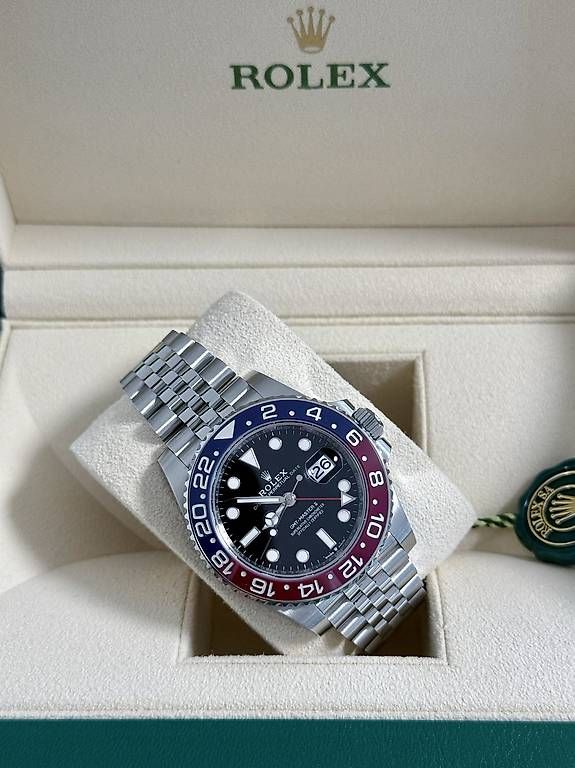 Uhren: Rolex GMT Master Pepsi 2020 New – Neu und originalverpackt aus Bülach von Buli.watches