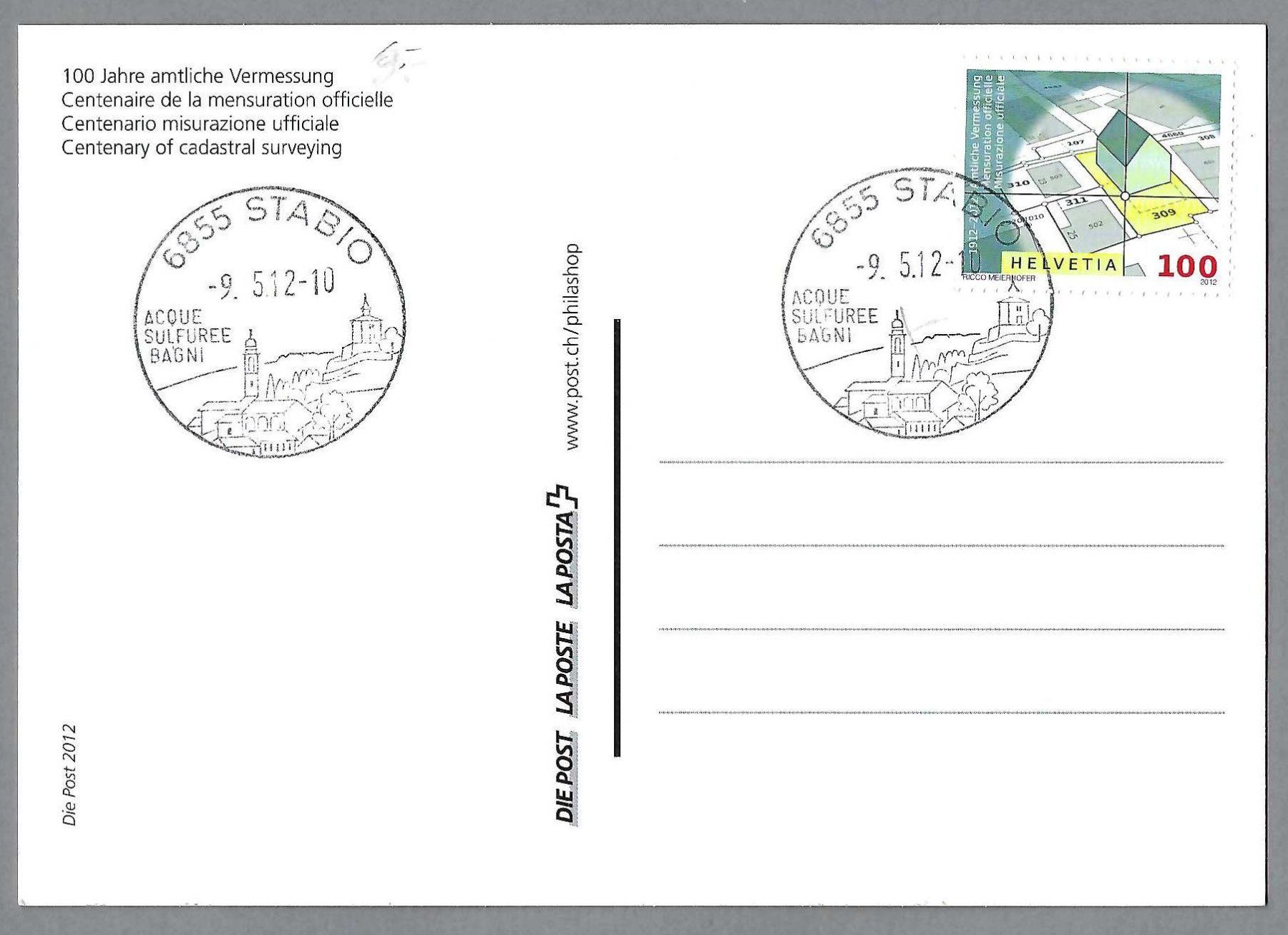 Tous les timbres: 2012, SBK 1434, MAXIMUMKARTE ET-0 – D'occasion à Pura par ulisse1957 1