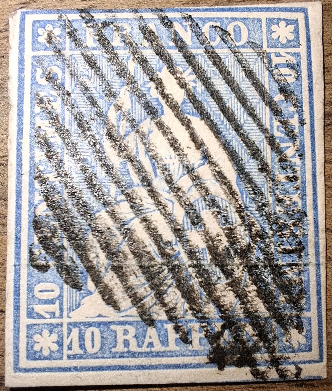 Tutti i francobolli: Strubel Nr. 23B Kat. 160.- – Usato da Balgach venduto da SIMEON27