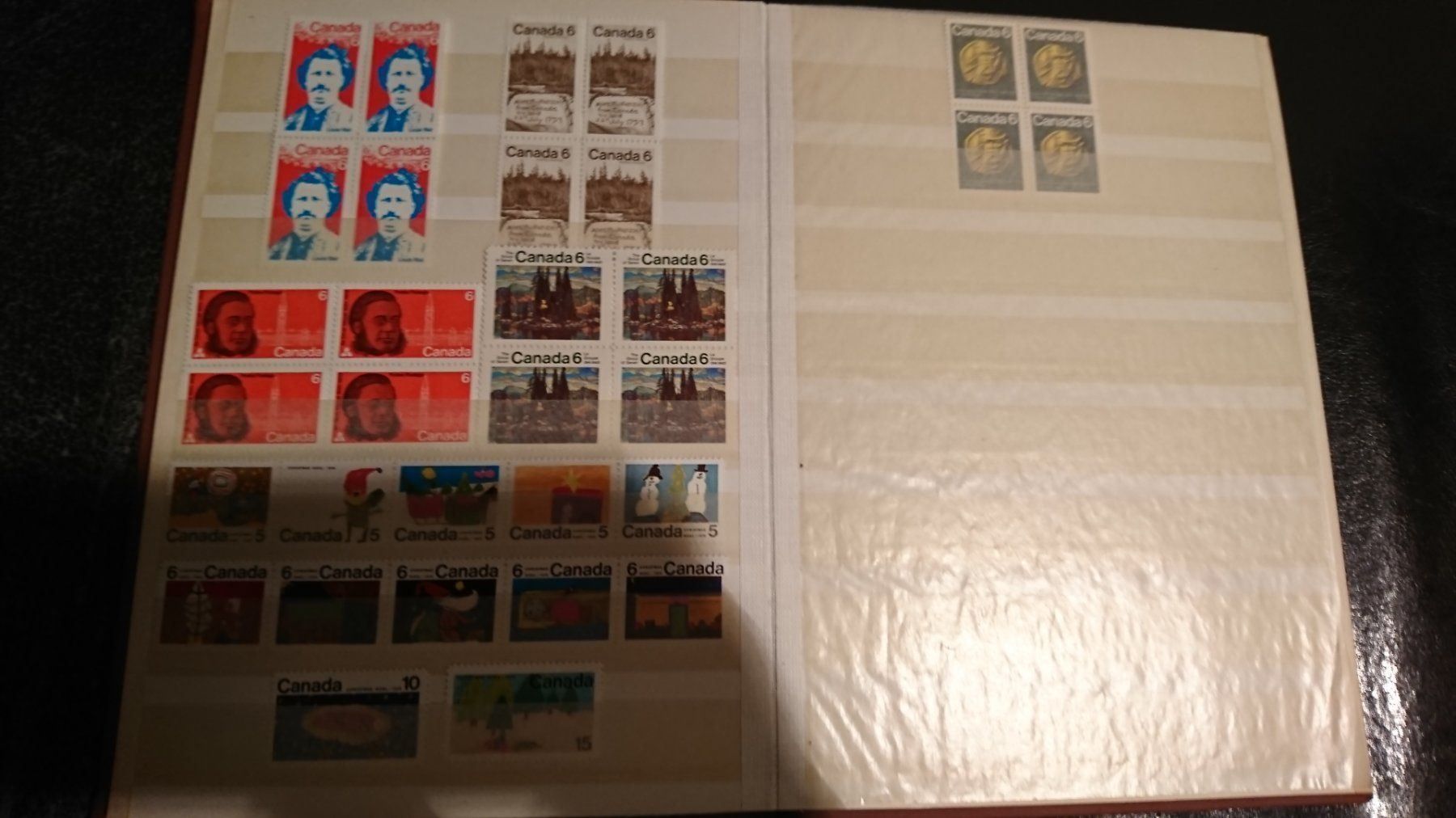 Alle Briefmarken: Sammlung Kanada 1969-1974 ** meist VB+ZD – Neu (gemäss Beschreibung) aus Remetschwil von Hofiii 1