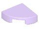 Lego Lavender Tile, Round 1 x 1 Quarter 36 Stück
