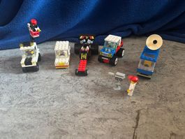 Lego Fahrzeugset aus den 80er Jahren