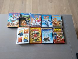 Lot de 10 DVD Films d'animation plusieurs titres