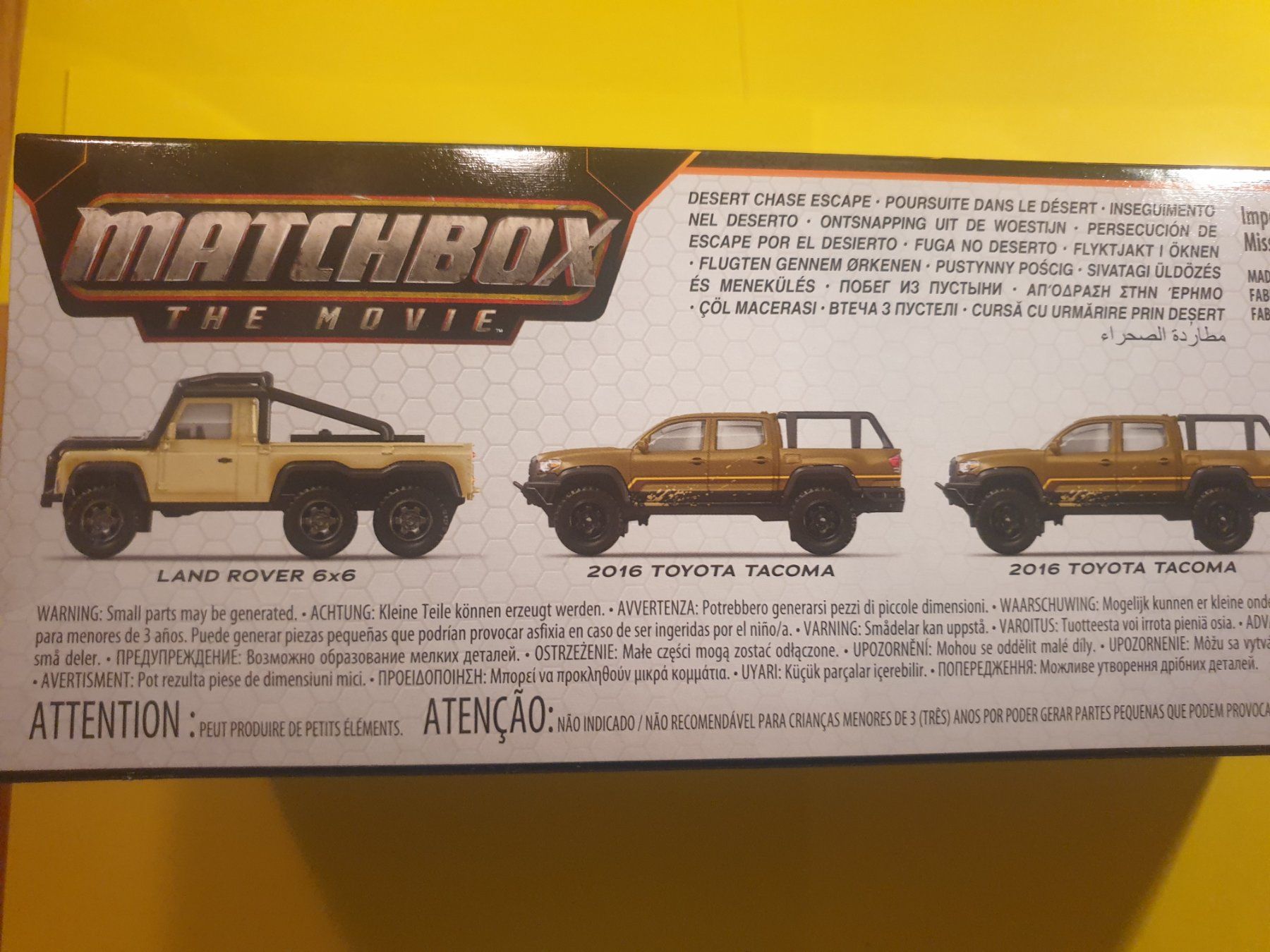 Matchbox Modellini d'auto: Matchbox THE MOVIE 4er Set – Nuovo e nell'imballaggio originale da Oftringen venduto da Rotor 7