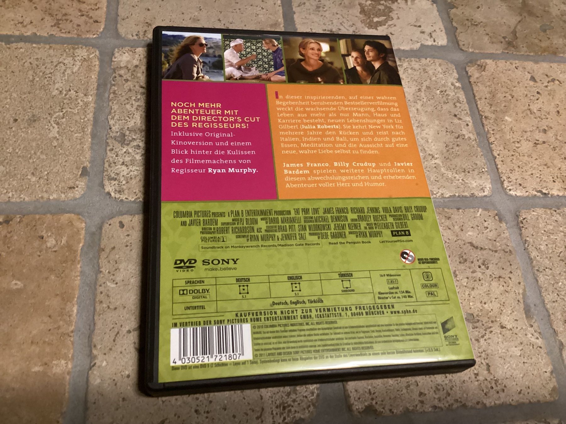 Tutti i DVDs: DVD, Eat Play Love, Julia Roberts – Usato da Mörschwil venduto da Monzar 2