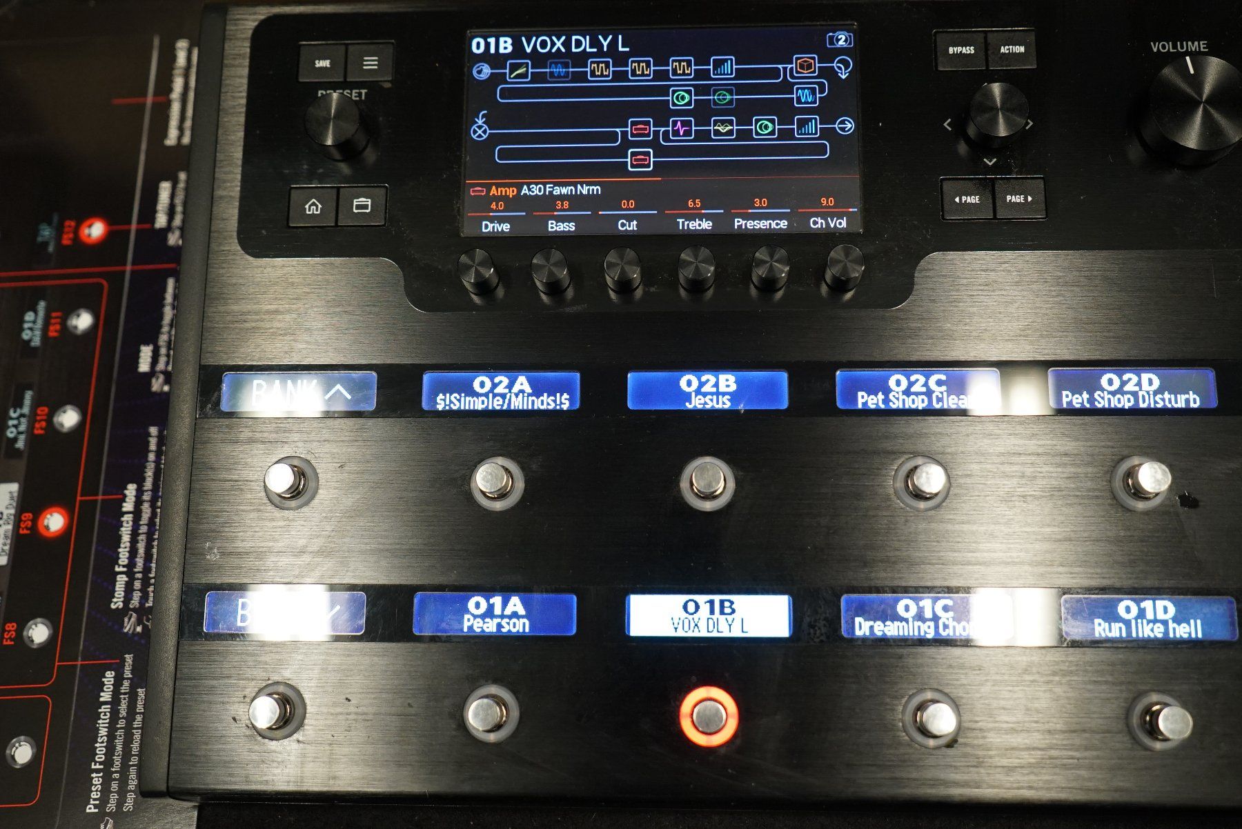 Line 6 Strumenti musicali: Line6 Helix Guitar Processor Multieffektgerät für E-Gitarre – Usato da Ortschwaben venduto da Musictrade 2