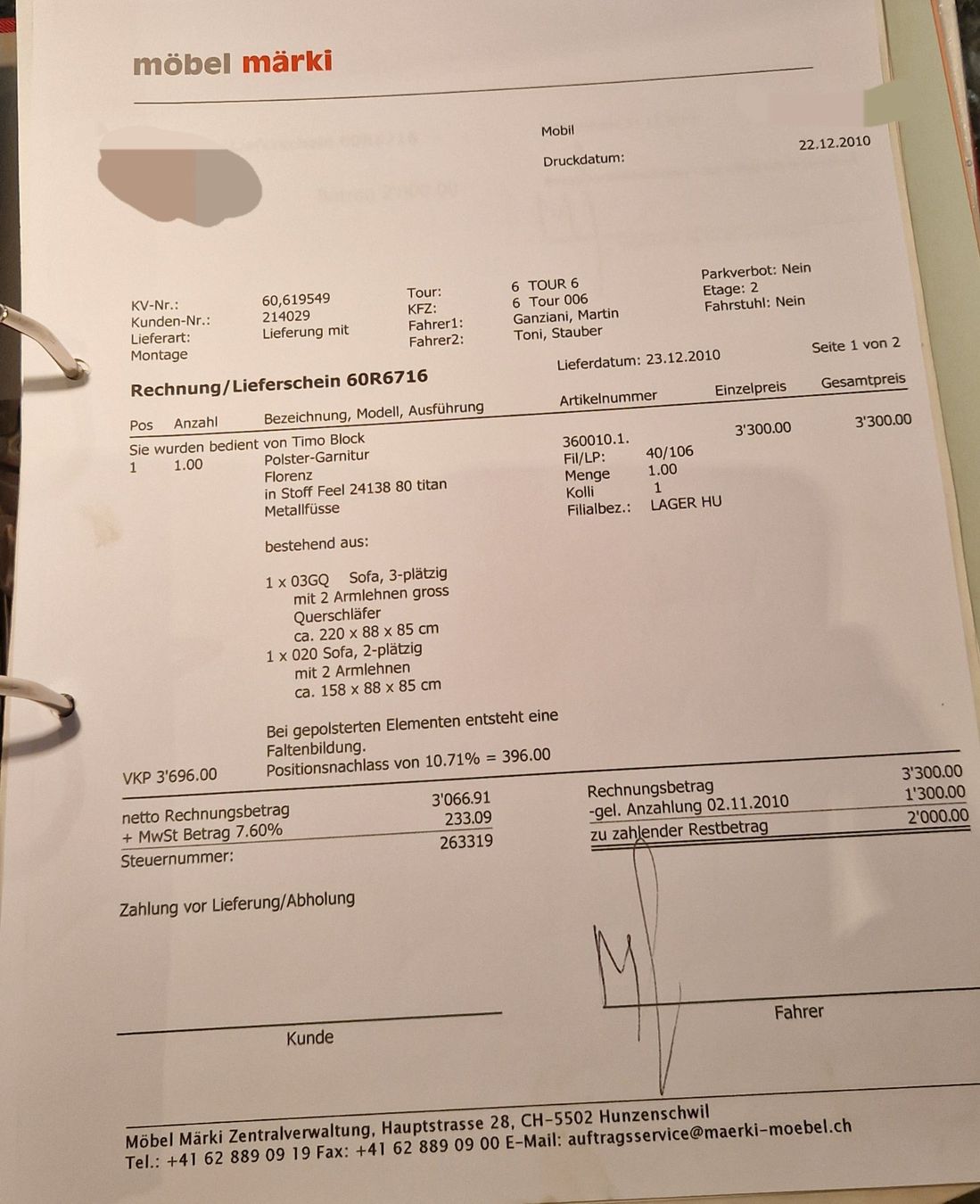 Divani: Sofa Set zwei- und dreisitzig grau gebraucht – Usato da Fenkrieden venduto da Wolf475 4