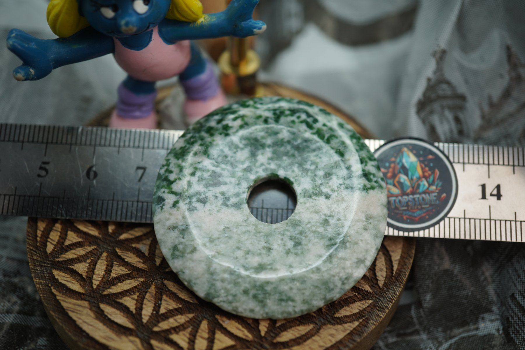 Minerali & Pietre curative: Baum Achat    Pi  Scheibe  ca45mm    ab  1.-     Räumung – Nuovo e nell'imballaggio originale da Eschenbach SG venduto da topstone 6
