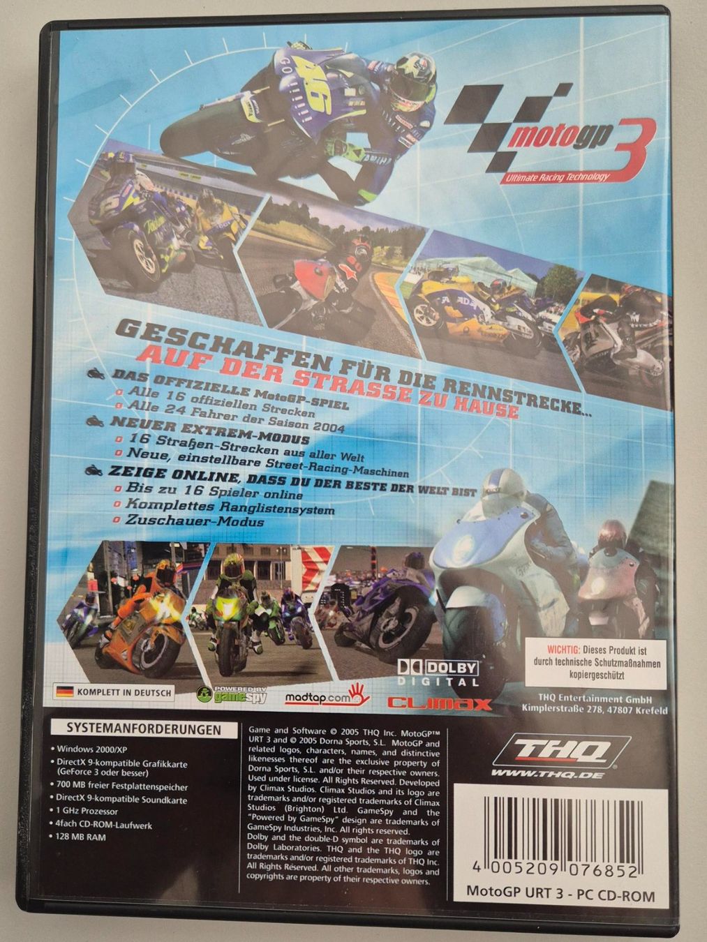 Spiele: Moto GP 3: Ultimate Racing Technology – Gebraucht aus Rüti ZH von pep_l9zp 1
