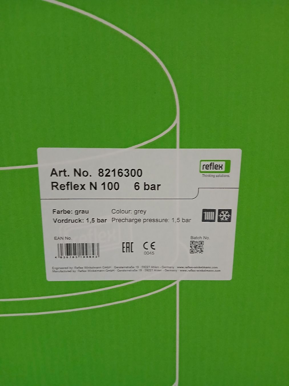 Radiatori: expansionsgefäss Reflex N 100 – Nuovo e nell'imballaggio originale da Untervaz venduto da Chistell01