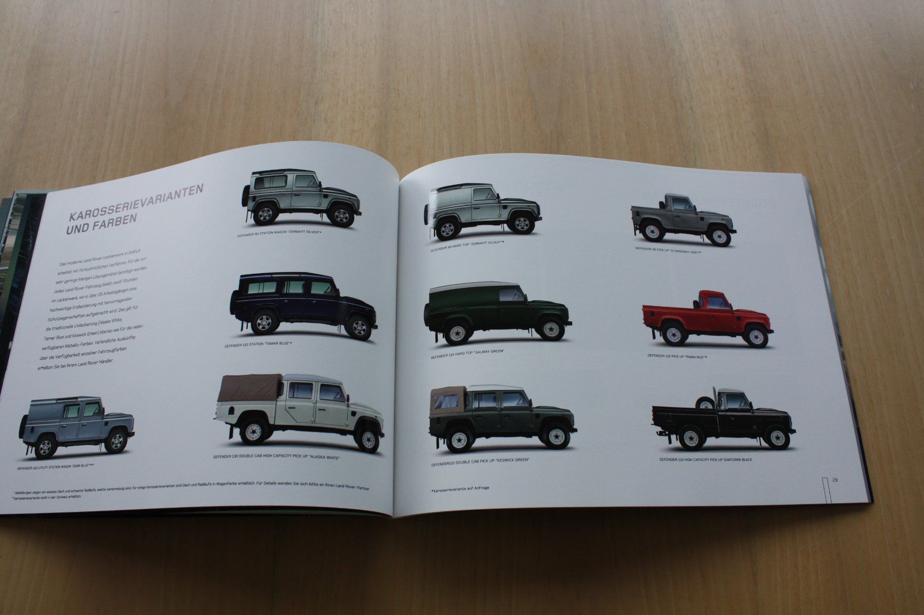Land Rover Documenti: Land Rover Defender CH-Prospekt 2008 – Usato da Wikon venduto da erwin400 8