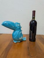 Keramik Vogel türkisblau