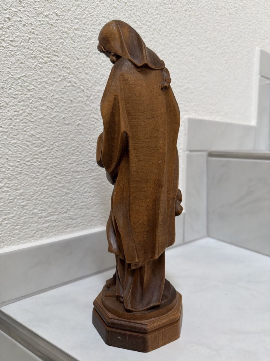 Sculptures & Statues: Madonna mit Kind, geschnitzt aus Holz. – D'occasion à Biberist par Momo33 4
