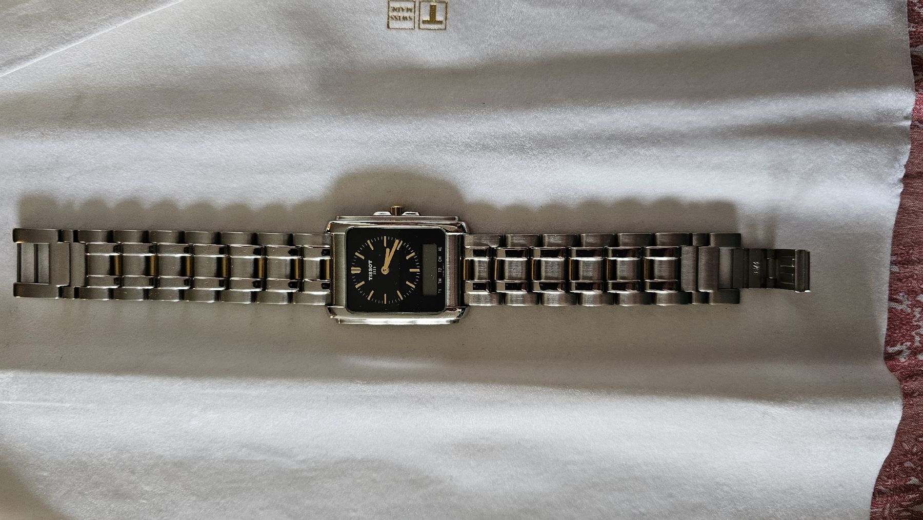Tissot Orologi: TISSOT D130/230K Two Time ANALOG/DIGITAL Multi-Function BRAC – Nuovo (secondo la descrizione) da Stäfa venduto da kev_7g2p