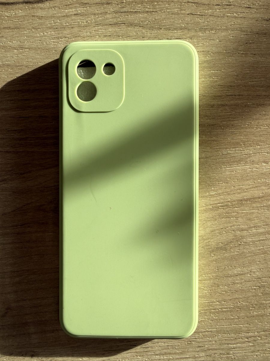 Samsung Cover & Protezioni schermo: Coque silicone vert matcha pour Samsung Galaxy A03 – Nuovo e nell'imballaggio originale da Saxon venduto da jojokissme2002