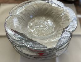 8er-Set Orrefors „Eden“ Glasschalen Ø 20 cm, Design Hellsten
