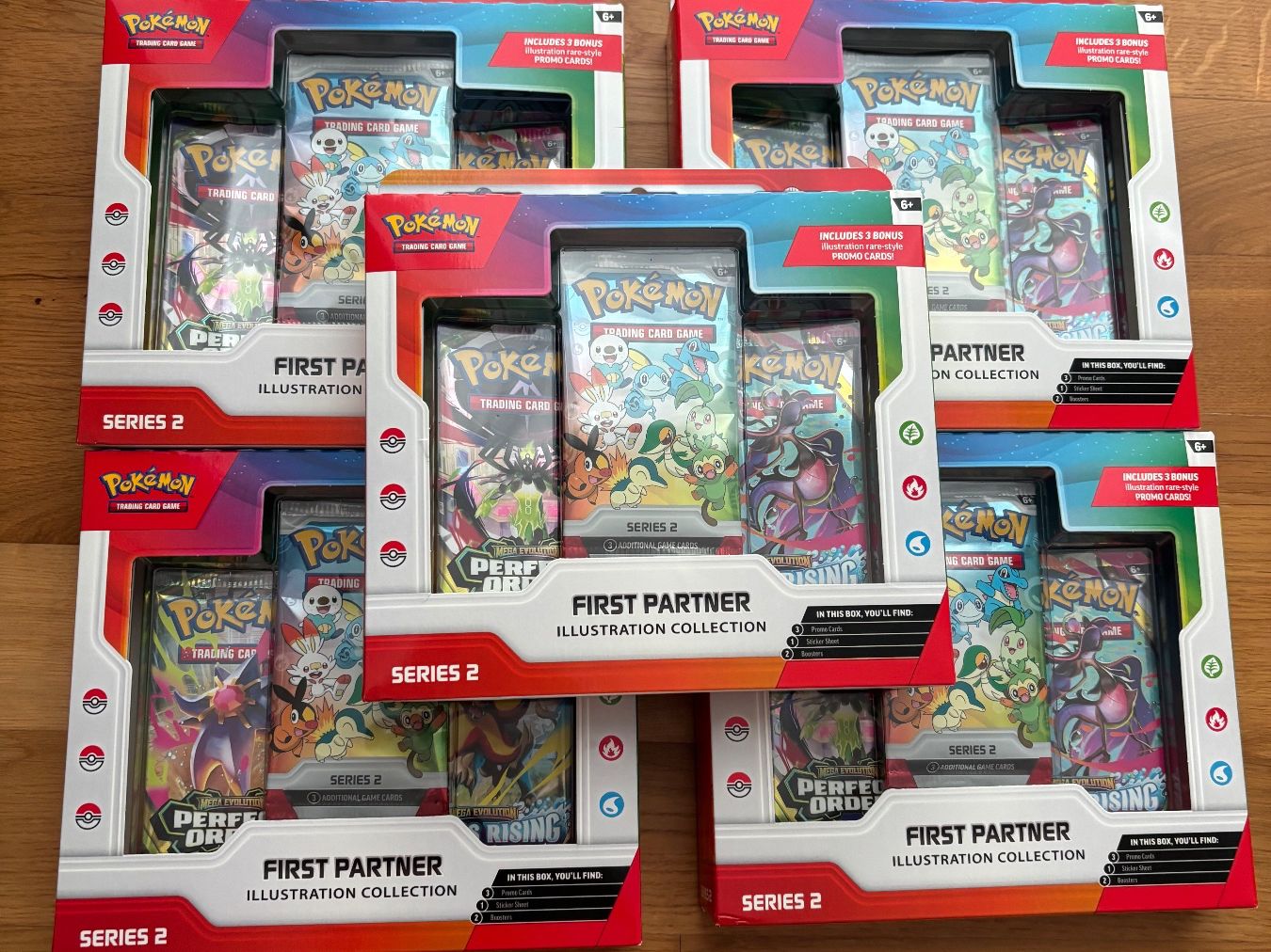 Pokémon Sammelbilder & Trading cards: 5x Pokemon First Partner Series 2 🇺🇸 Sealed – Neu und originalverpackt aus Mellingen von Swissplaya88