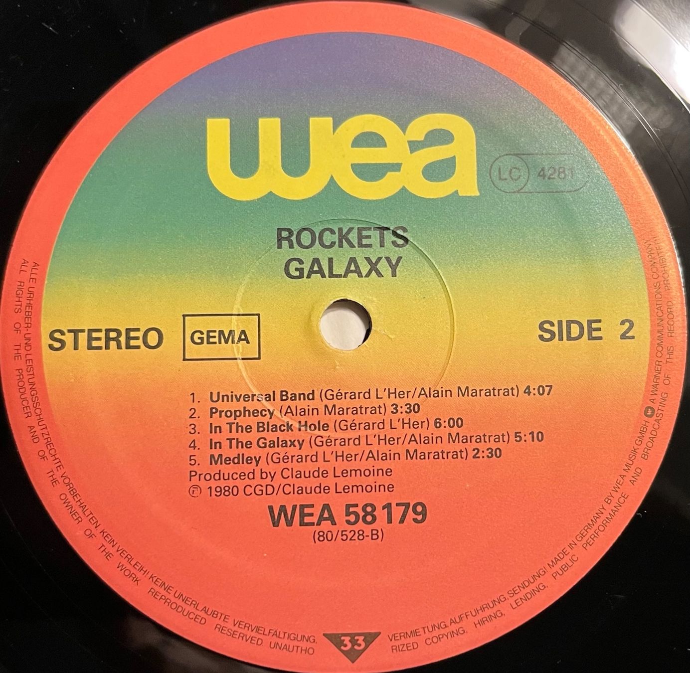 Schallplatten: ROCKETS - GALAXY - 33 Tours – Gebraucht aus Bussigny von vinyl-pas-cher 3