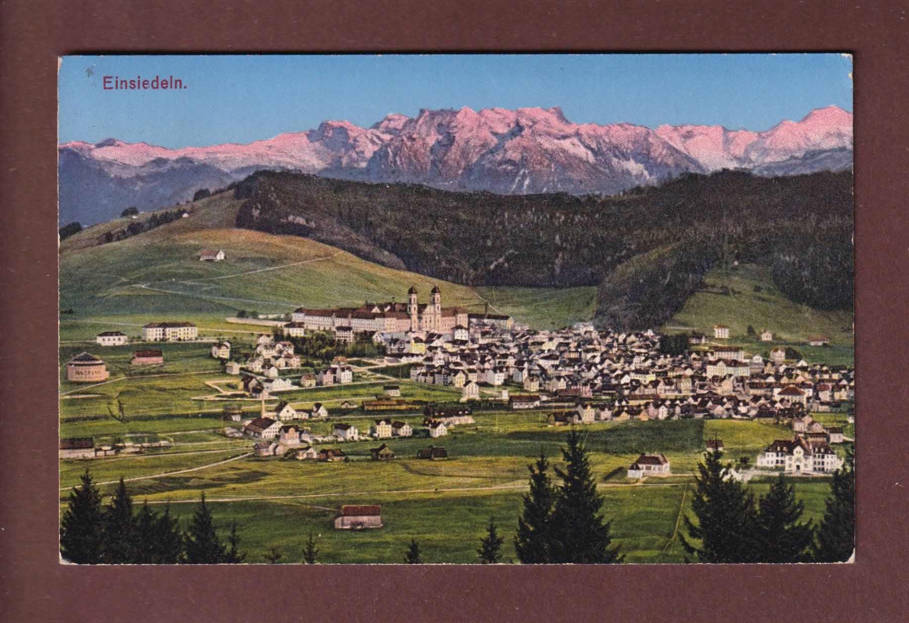 Cartoline postali: EINSIEDELN - 1931 – Usato da Pully venduto da nicecards-shop