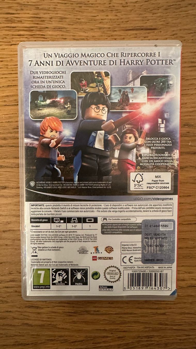 Nintendo Spiele: LEGO Harry Potter Collection Nintendo Switch – Gebraucht aus S. Antonino von day_dxs7 1