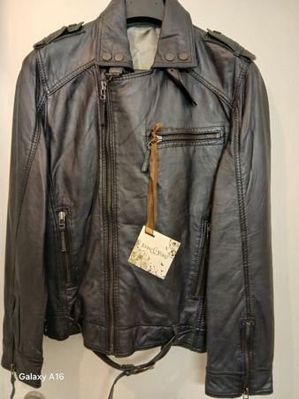 Veste en cuir d'agneau italien créé en série limité, rare