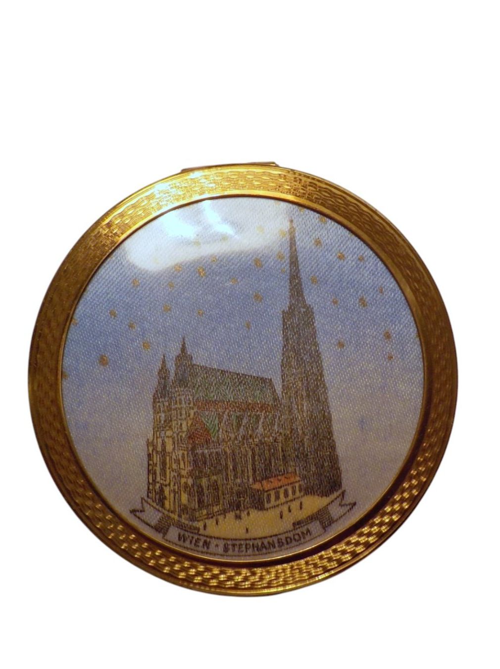 Specchi: Puderdose antik - Wien Steffansdom – Usato da Mörschwil venduto da wunderkiste44