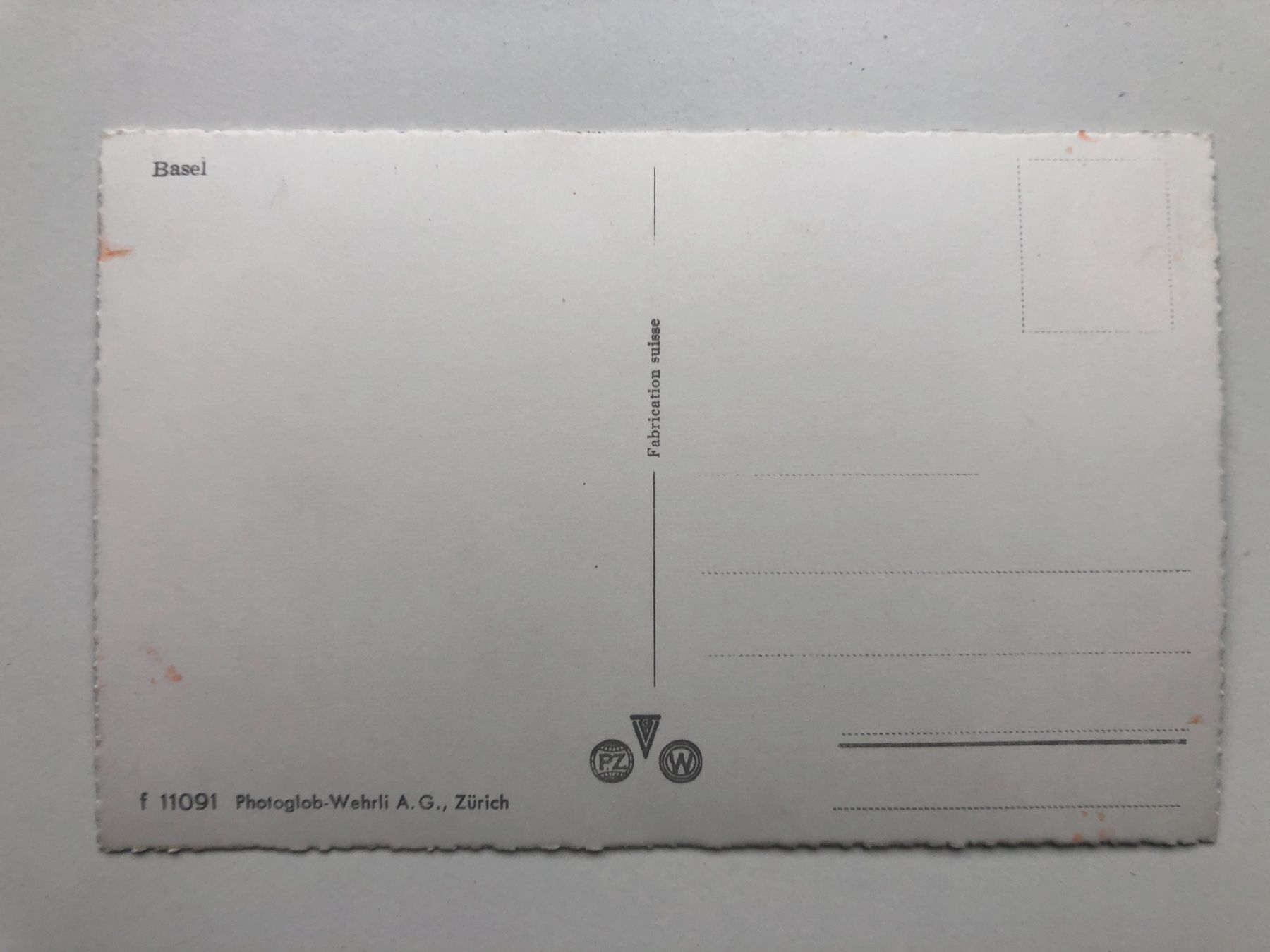Ansichtskarten: Basel alte Postkarte/carte postale ancienne – Gebraucht aus Neuchâtel von Atahuallpa 1