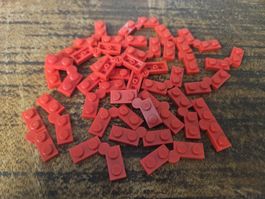 lego 2429c01 lot de 28 pièces Red Hinge Plate 1 x 4 Swivel