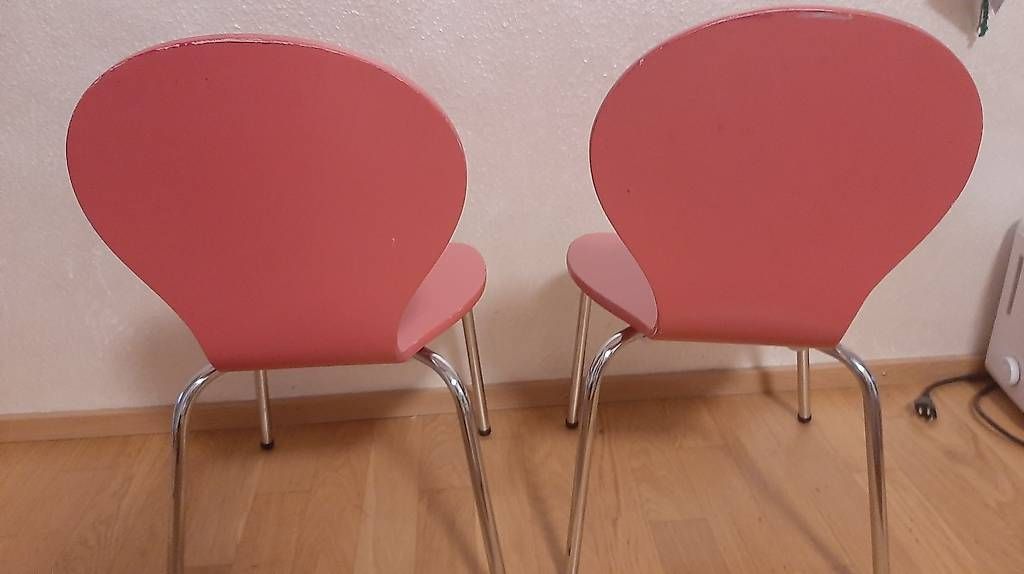 Stühle: 2 Kinderstühle pink – Gebraucht aus Bern von dmanci 2
