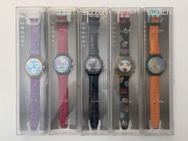 Lot de 5 Swatch Chrono