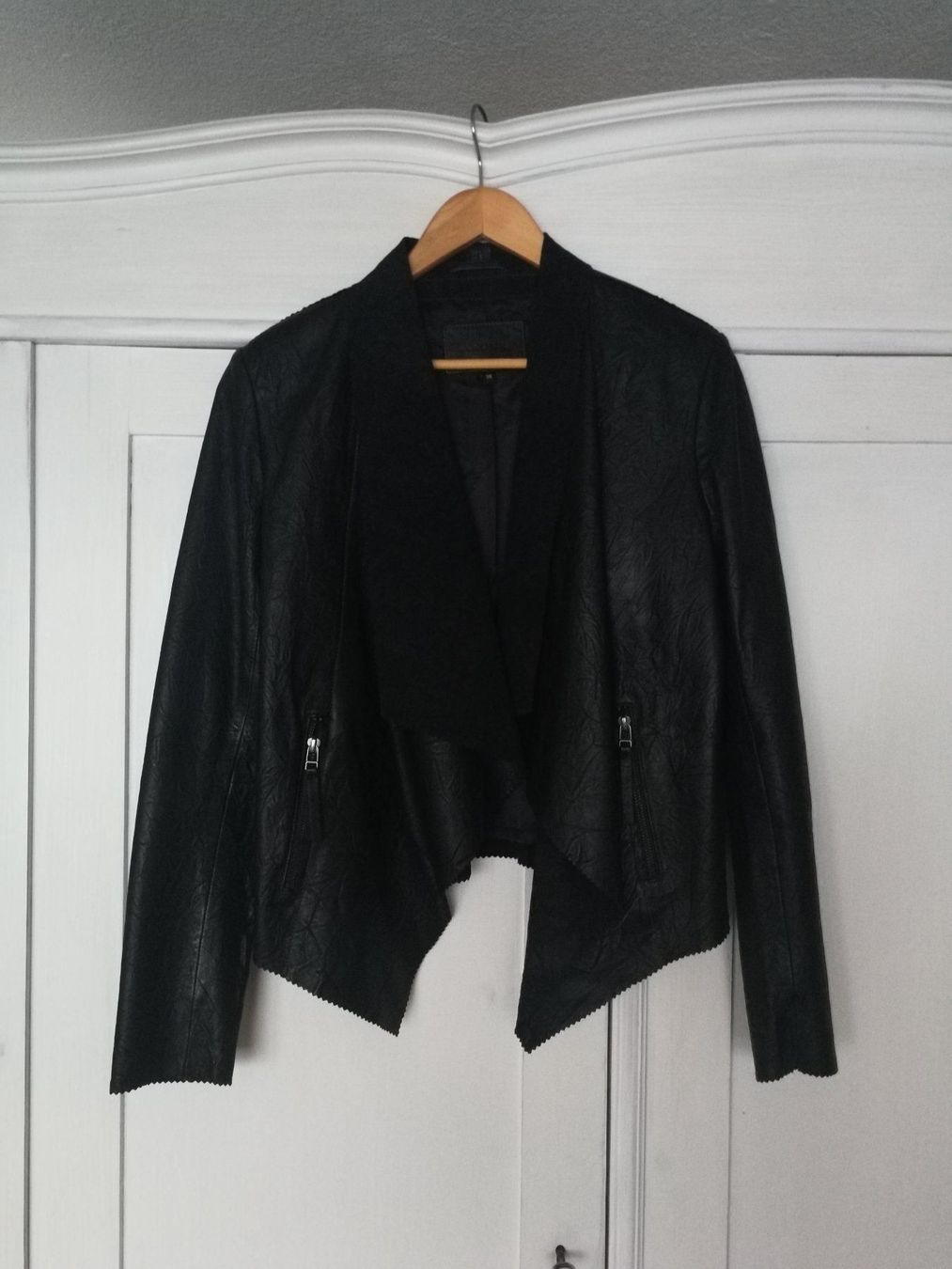 Jacken: Lederjacke Blazer Cardigan Gr. 38 / M – Neu (gemäss Beschreibung) aus himmelried von bribuli 2