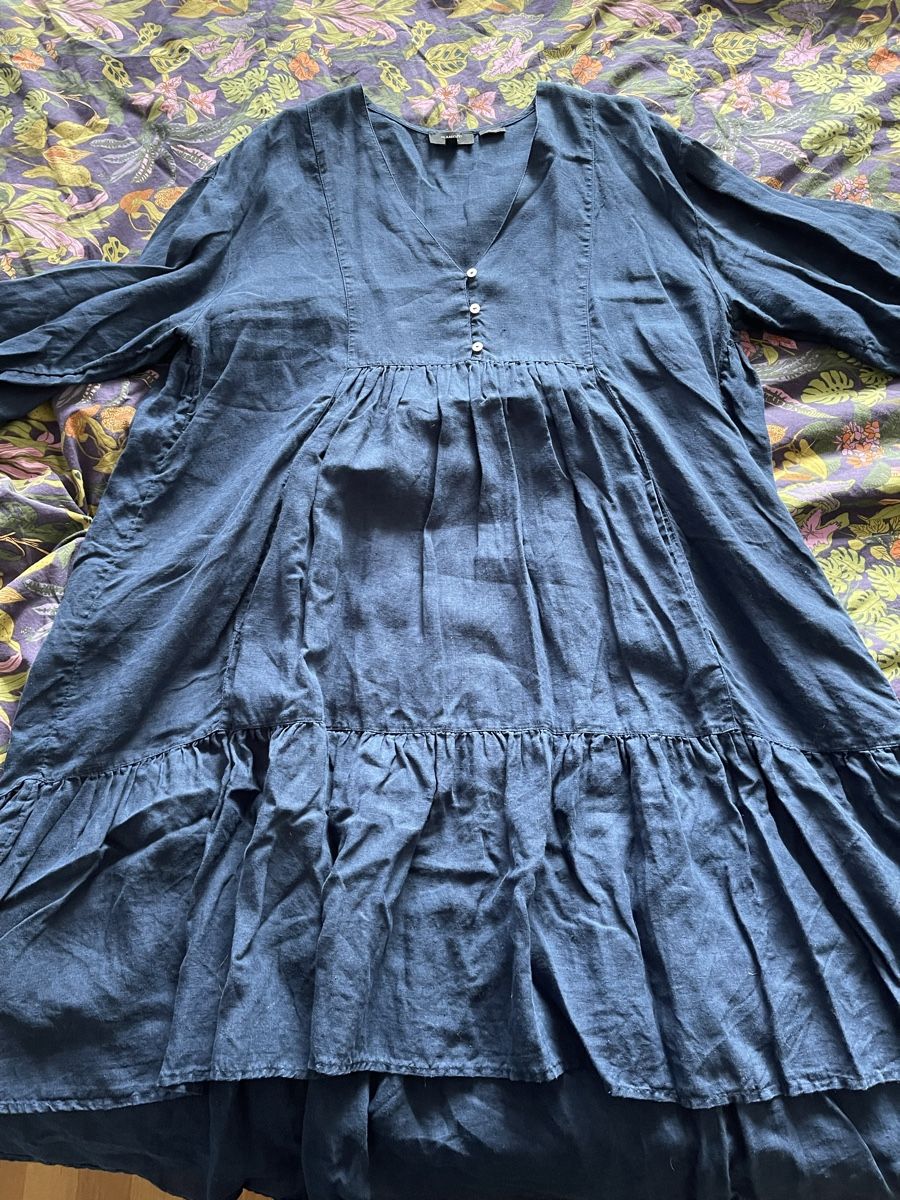 Manor Kleider: Manor Woman Leinenkleid Gr.46 – Gebraucht aus Stallikon von BaumArt 4