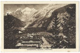 KANDERSTEG,  Bahnhof  u.  Blümlisalp.