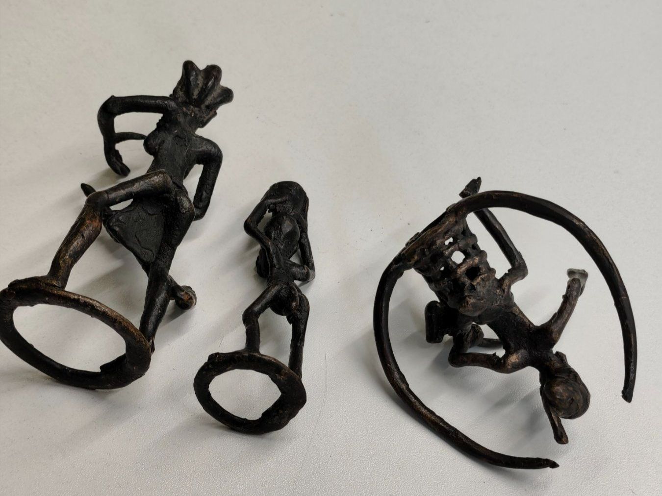 Statuette: Afrika Bronzefigur Ashanti-Stil / Goldgewichte ?? – Usato da Goldswil b. Interlaken venduto da troedlermarkt-goldsw 5