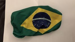 1 Stück Spiegelhülle Brasilien Flagge für Auto