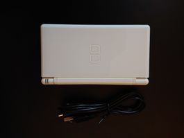Nintendo DS Lite - NDSL Konsole in Weiss - komplett Set