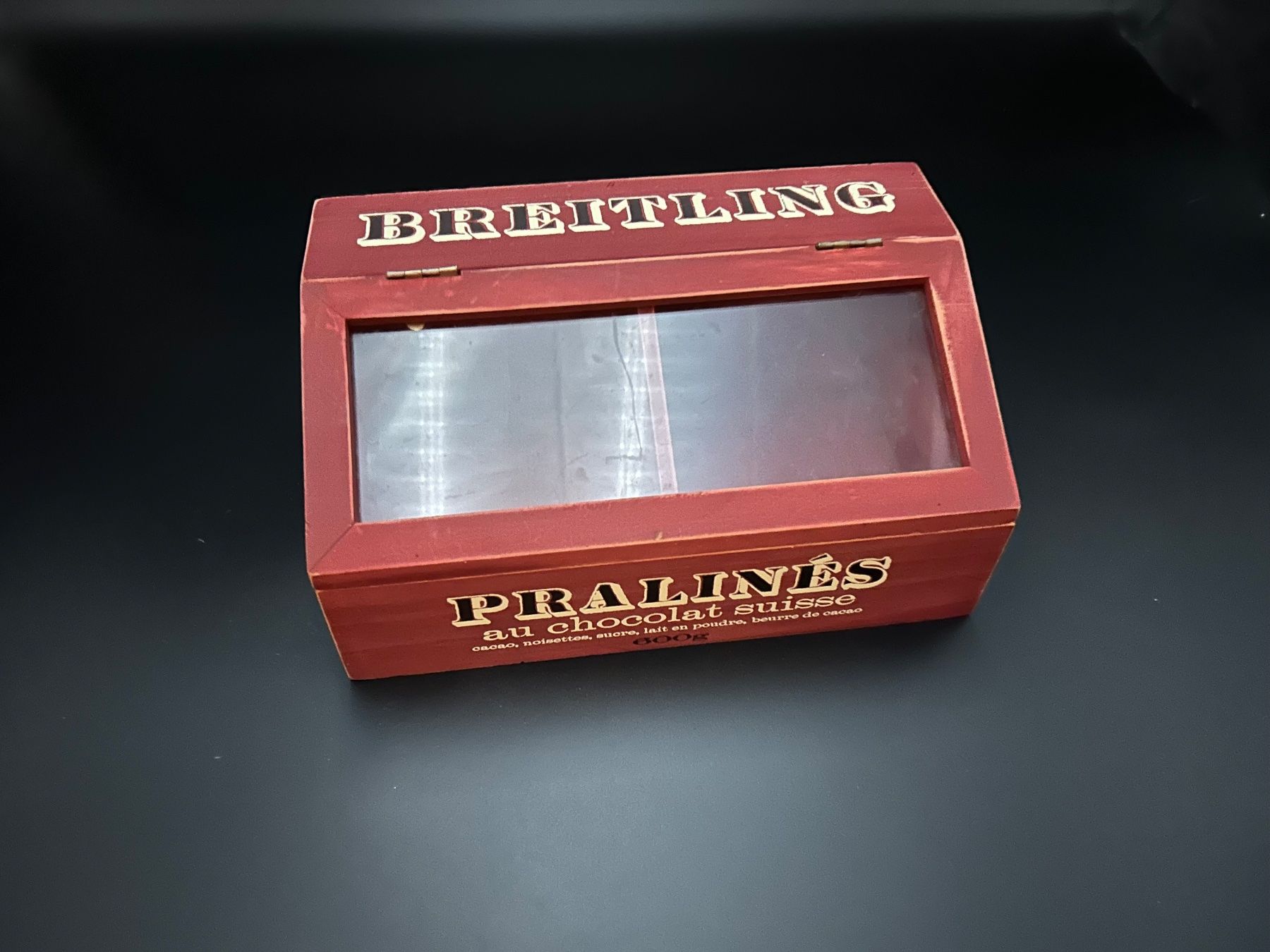 Breitling Altro per la casa: Breitling Holzbox - Rot. – Usato da Winterthur venduto da Babou2012