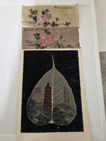 Asiatische Kunst: 3 Miniatur-Malereien