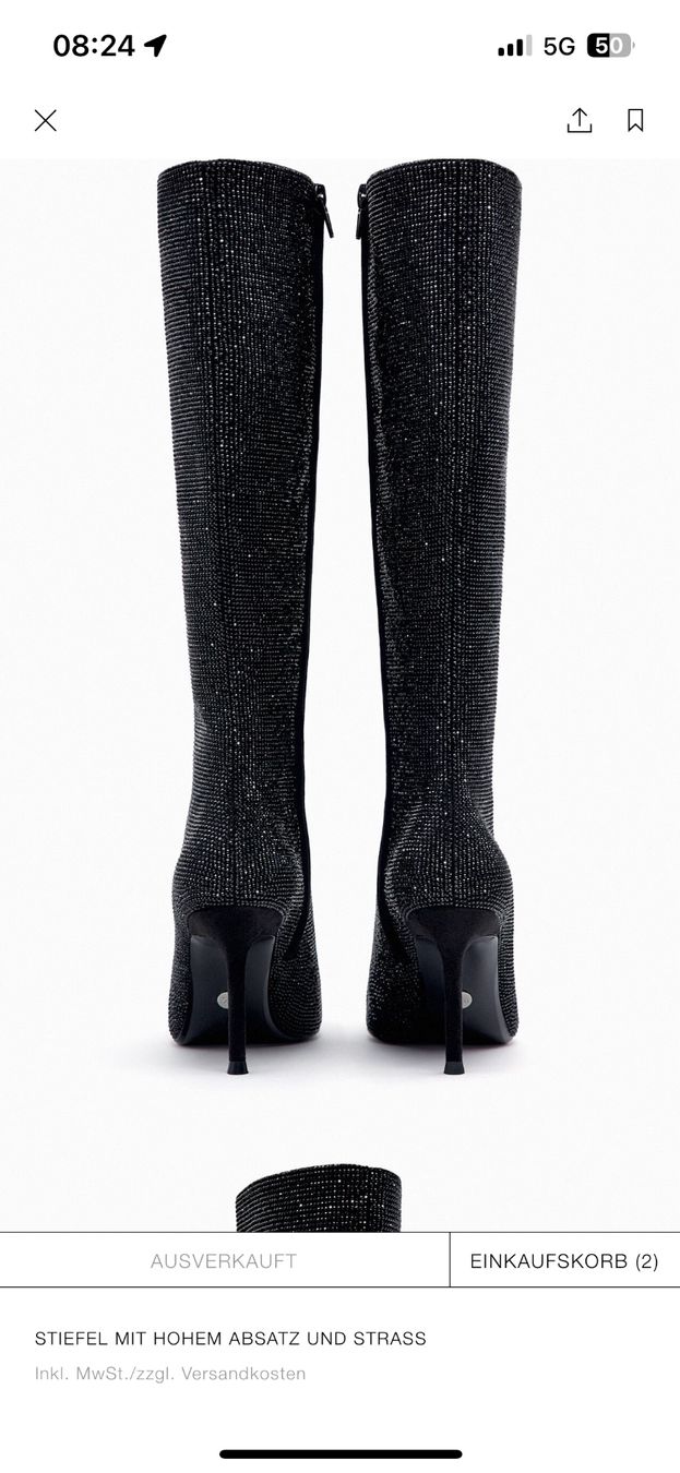 Zara Scarpe da donna: Zara Stiefel gr 39 neu – Nuovo e nell'imballaggio originale da Basel venduto da Lady_591-184_ 3
